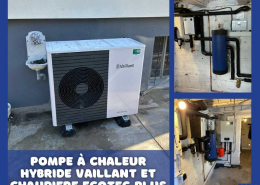 Delalande Plomberie : Mise en place d’une synergie parfaite entre la pompe à chaleur Vaillant et la chaudière Ecotec Plus