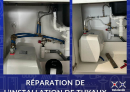 Delalande Plomberie : réparation de l'installation de tuyaux