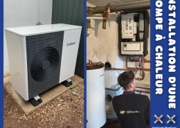 Delalande Plomberie -> Installation d'une pompe à chaleur