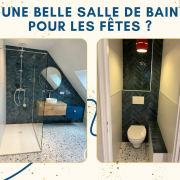 Une belle salle de bain pour les fêtes ? avec Delalande Plomberie