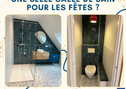Une belle salle de bain pour les fêtes ? avec Delalande Plomberie