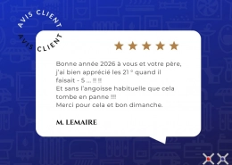 Avis client pour Delalande Plomberie