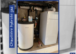 Chaudière hybride gaz par Delalande Plomberie