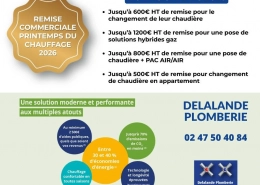 Remise commerciale PRINTEMPS DU CHAUFFAGE du 1er mars au 31 mars 2026