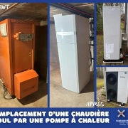 Remplacement d'une chaudière fioul par une pompe à chaleur